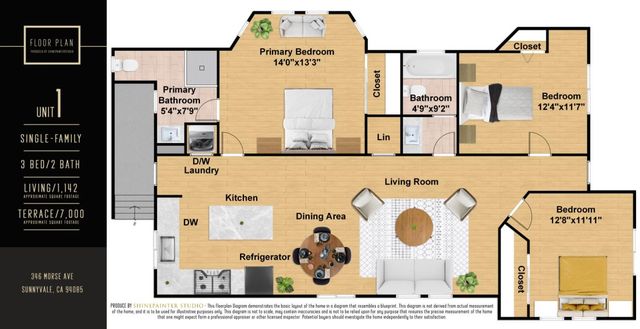 346 Morse Avenue Unit 1, Sunnyvale, CA 94085