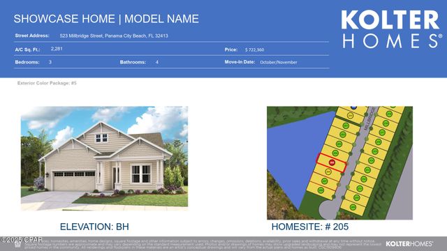 525 Millbridge Drive, Panama City Beach, FL 32413