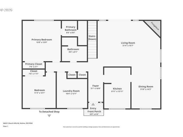 26622 S RANCH HILLS Rd, Mulino, OR 97042