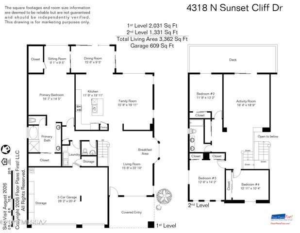 4318 N Sunset Cliff Drive, Tucson, AZ 85750