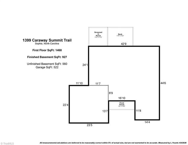 1399 Caraway Summit Trail, Sophia, NC 27350
