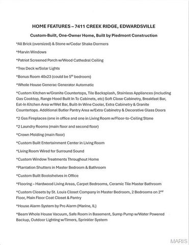 7411 Creek Ridge Lane, Edwardsville, IL 62025