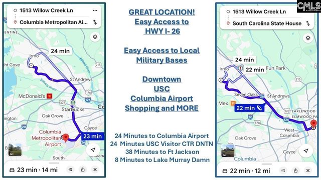 1513 Willow Creek Lane, Columbia, SC 29212