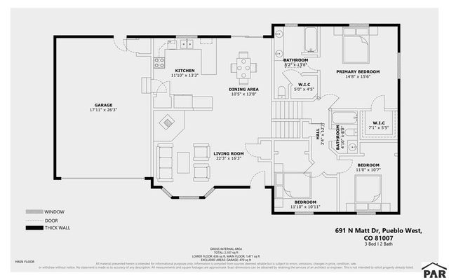691 N Matt Drive, Pueblo West, CO 81007