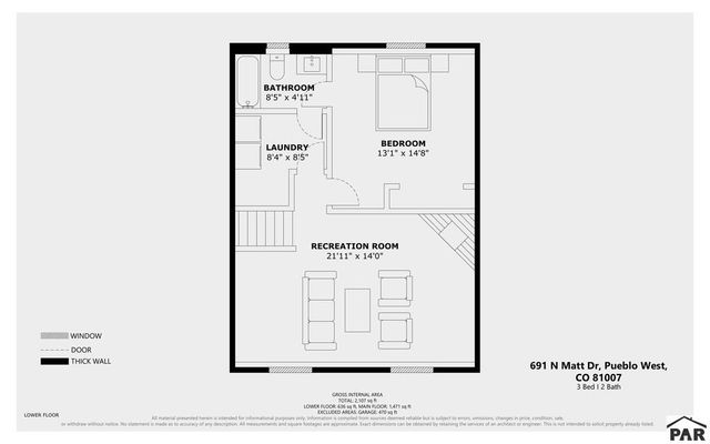 691 N Matt Drive, Pueblo West, CO 81007