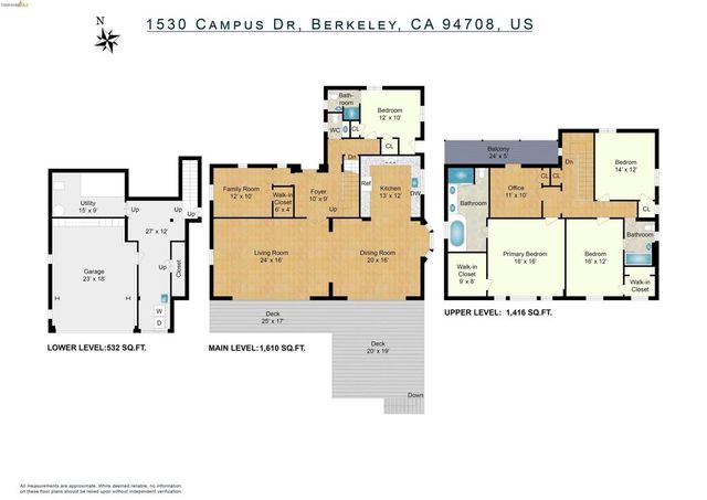 1530 Campus Dr, Berkeley, CA 94708