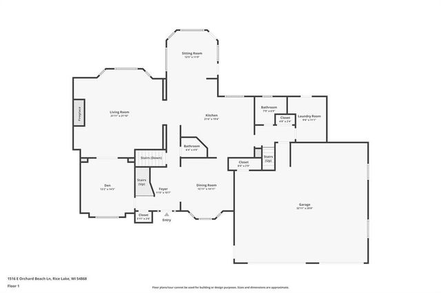 1516 E Orchard Beach Lane, Rice Lake, WI 54868