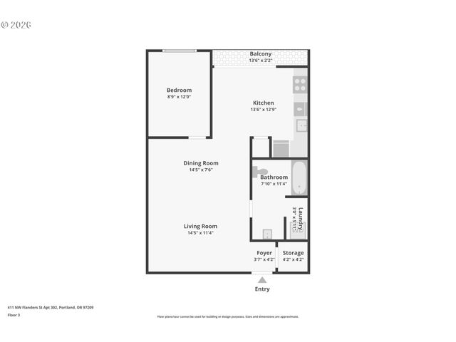 411 Nw Flanders St 302, Portland, OR 97209