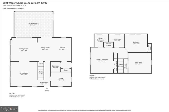 2504 & 2503 WAGON WHEEL DR, Auburn, PA 17922