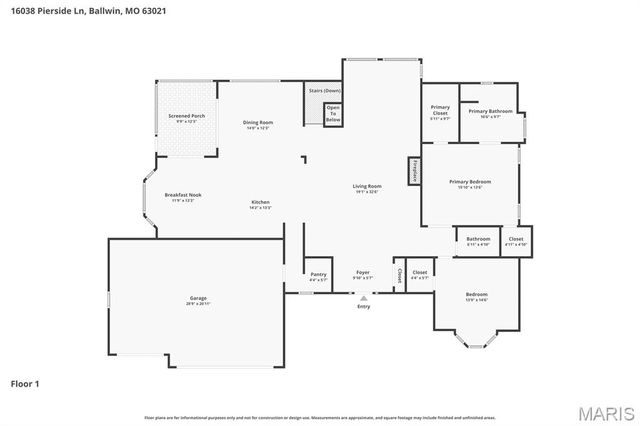 16038 Pierside Lane, Ellisville, MO 63021