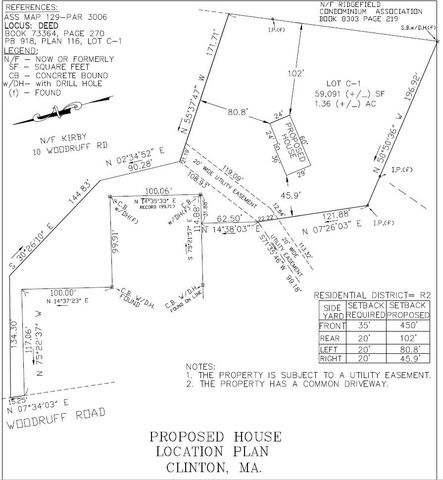 12 Woodruff Rd, Clinton, MA 01510