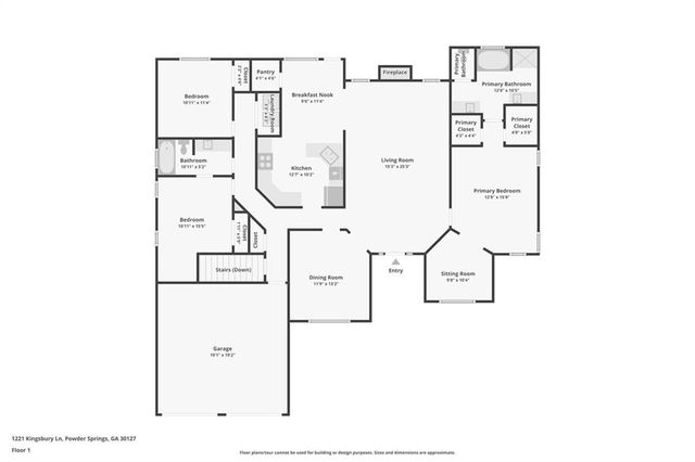 1221 Kingsbury Lane, Powder Springs, GA 30127
