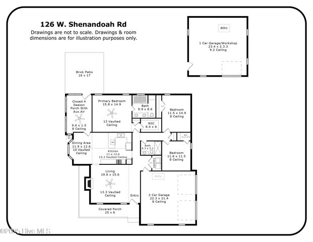 126 W Shenandoah Road, Seven Lakes, NC 27376