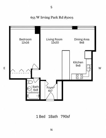 655 W Irving Park Road W 5003, Chicago, IL 60613