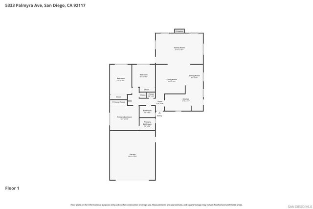 5333 Palmyra Ave, San Diego, CA 92117