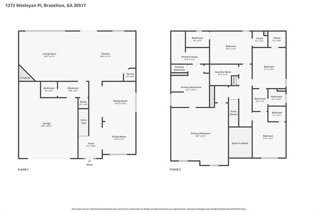 1273 Wesleyan Place, Braselton, GA 30517