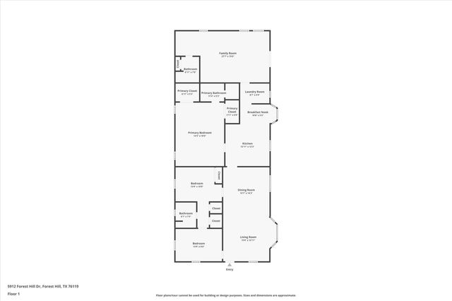 5912 Forest Hill Drive, Forest Hill, TX 76119