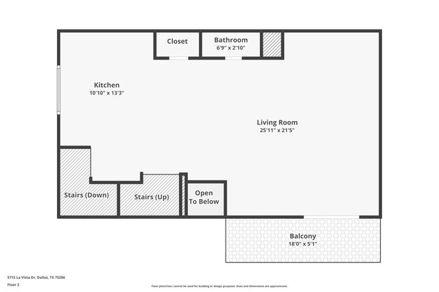 5715 La Vista Drive, Dallas, TX 75206