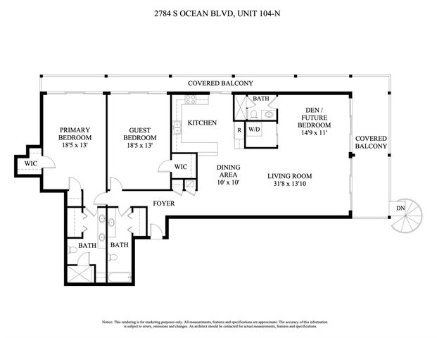 2784 S Ocean Boulevard 104n, Palm Beach, FL 33480