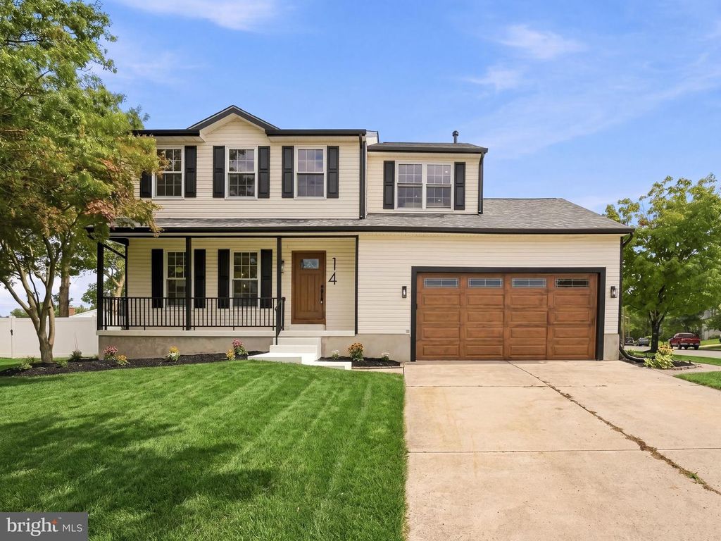14 POWDER LN, BURLINGTON, NJ 08016 — exterior