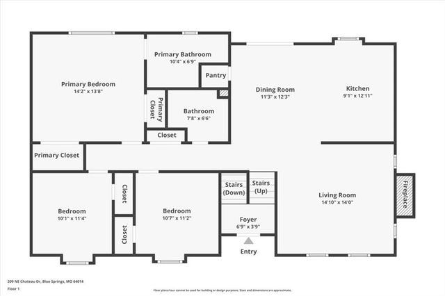 209 NE Chateau Drive, Blue Springs, MO 64014