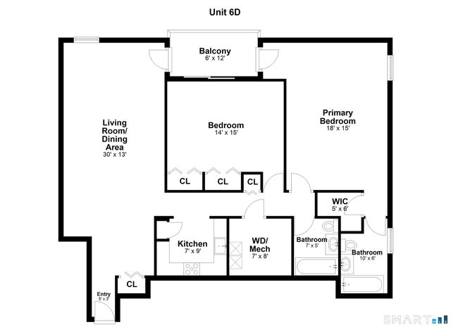 1633 Washington Boulevard APT 6D, Stamford, CT 06902