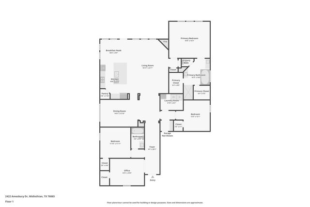 2422 Amesbury Drive, Midlothian, TX 76065