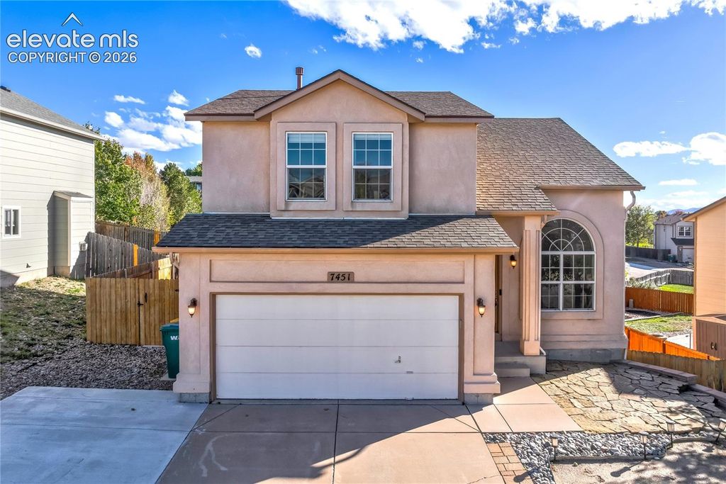 7451 Klipspringer Drive, Colorado Springs, CO 80922 — exterior