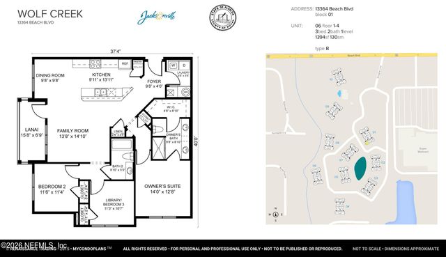 13364 BEACH Boulevard 116, Jacksonville, FL 32224