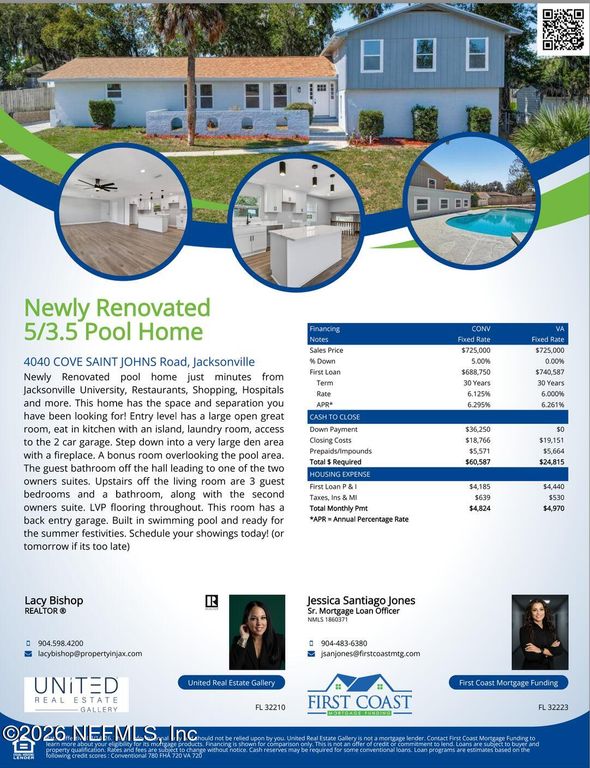 4040 COVE SAINT JOHNS Road, Jacksonville, FL 32277