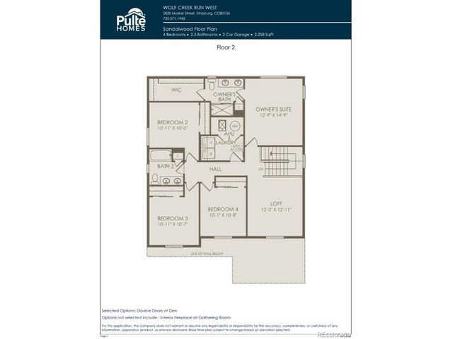 2702 Mosker St, Strasburg, CO 80136