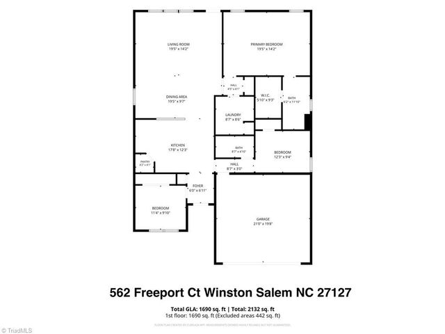 562 Freeport Court, Winston-salem, NC 27127