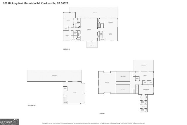929 Hickory Nut Mountain Road, Clarkesville, GA 30523
