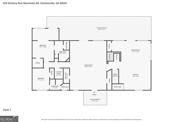 929 Hickory Nut Mountain Road, Clarkesville, GA 30523