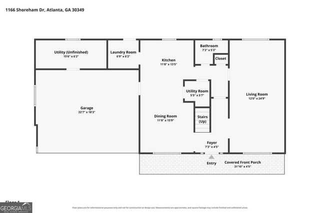 1166 Shoreham Drive, Atlanta, GA 30349