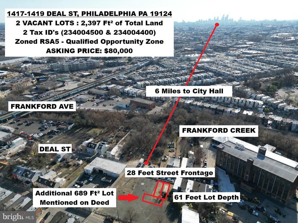 1419 DEAL ST, PHILADELPHIA, PA 19124 — exterior