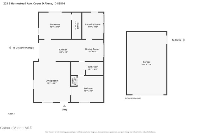 203 E Homestead Ave, Coeur D'alene, ID 83814