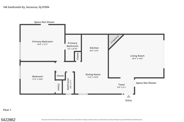 166 Sandcastle Ky 1, Secaucus Town, NJ 07094
