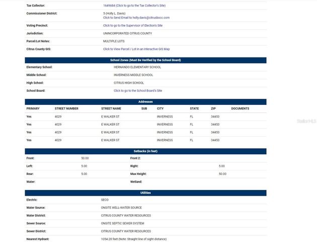 4029 E WALKER STREET, Inverness, FL 34453