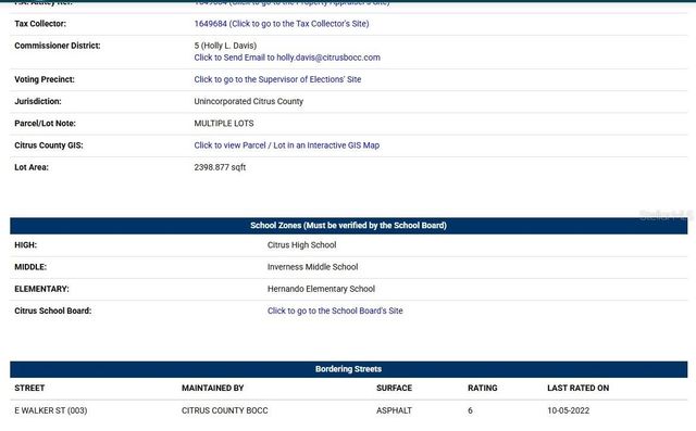 4029 E WALKER STREET, Inverness, FL 34453