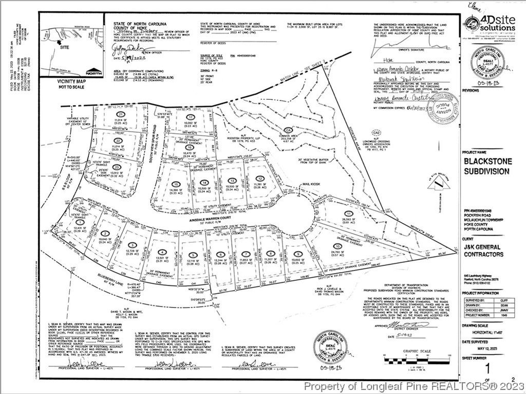 182 Ainsdale Warren (Lot 6) Court, Raeford, NC 28376 — exterior
