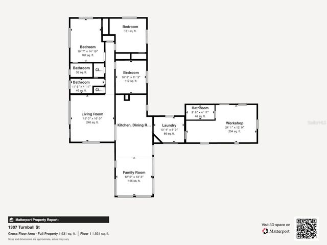 1307 TURNBULL STREET, New Smyrna Beach, FL 32168