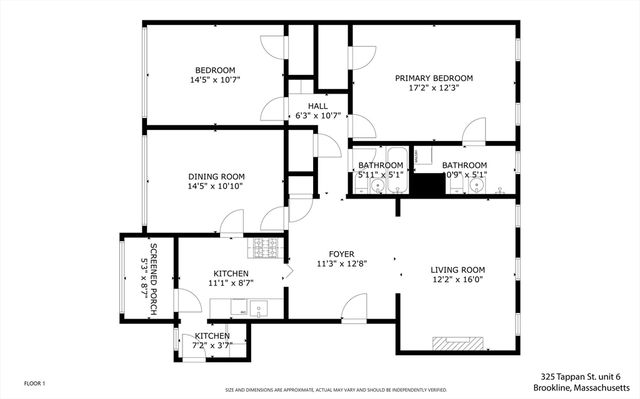 325 Tappan St 6, Brookline, MA 02445