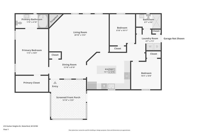412 Harbor Heights Drive, Waterford, WI 53185