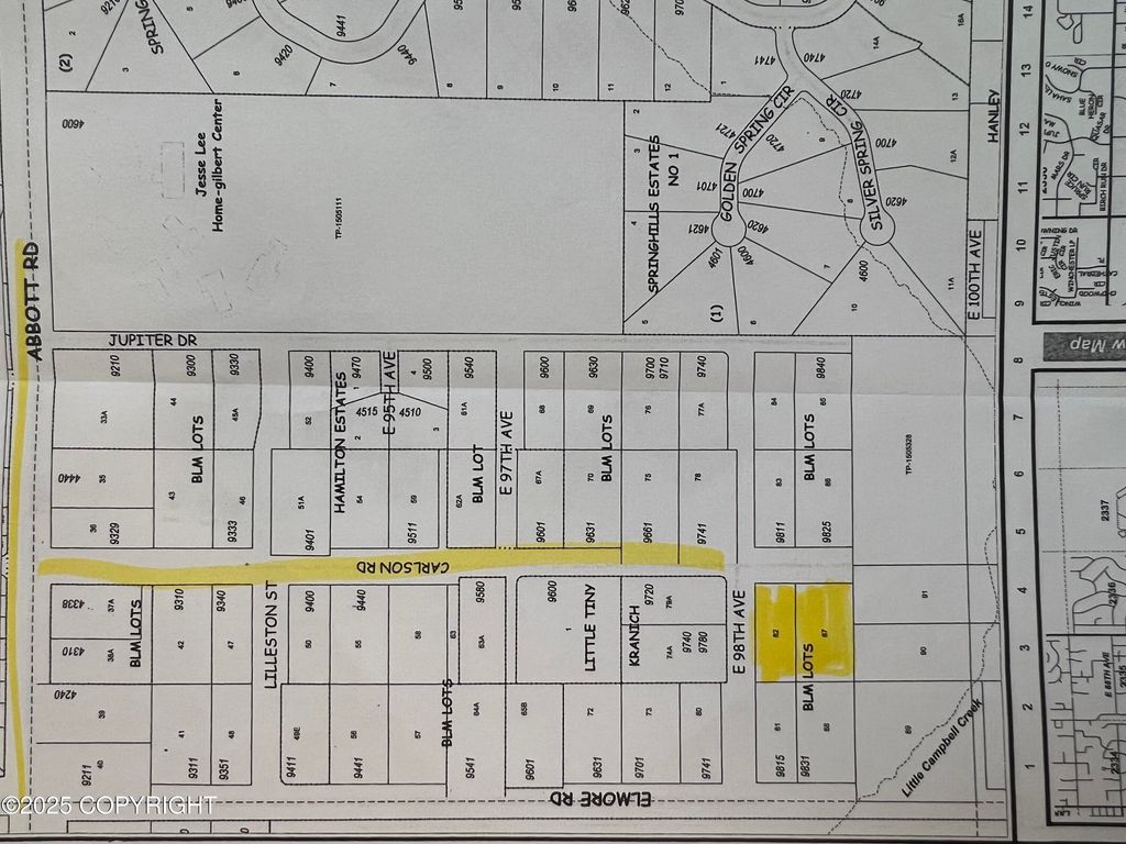 L82 Carlson Road, 98th, Anchorage, AK 99507