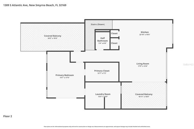 1309 S ATLANTIC AVENUE, New Smyrna Beach, FL 32169