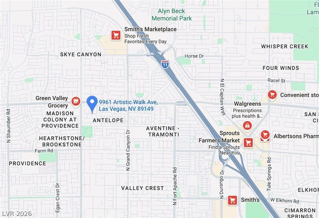 9961 Artistic Walk Avenue, Las Vegas, NV 89149