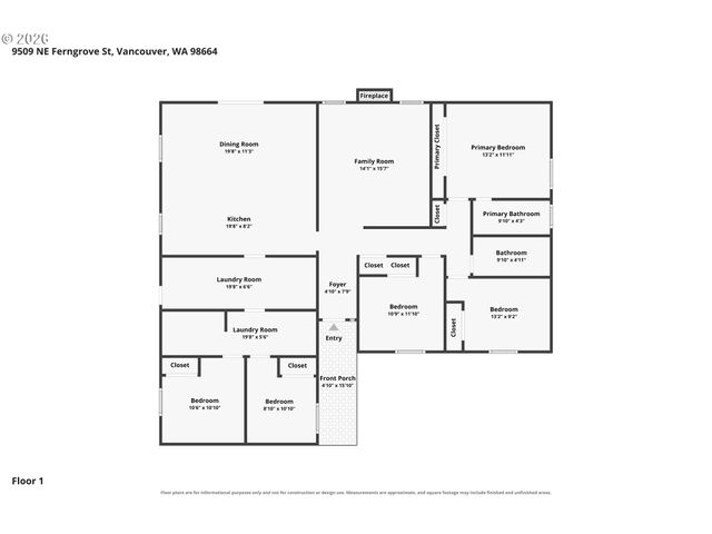 9509 Ne FERNGROVE St, Vancouver, WA 98664