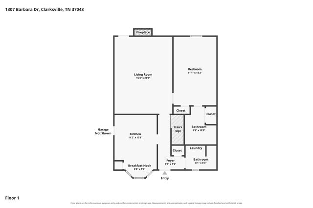 1307 Barbara Dr, Clarksville, TN 37043