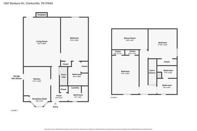 1307 Barbara Dr, Clarksville, TN 37043